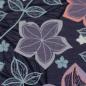 Preview: THEO Blüten und Blätter - lila/rosa/flieder - Jersey