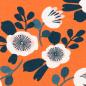 Preview: FLOWERS  - orange - Jersey