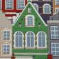 Preview: AMAR - historische Häuser - bunt - Canvas