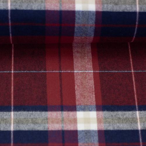 YUKON - rot-marine - Flanel