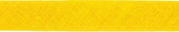 Baumwoll-Schrägband 40/20, gelb 645