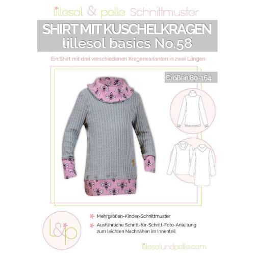 lillesol basics No.58 Shirt mit Kuschelkragen