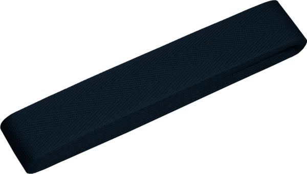 Nahtband schwarz - 20mm - 3m