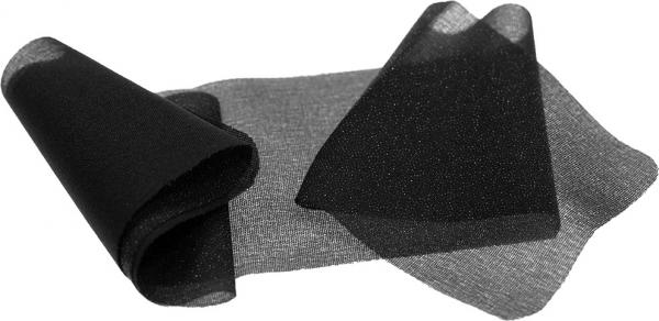 Stretch Bügel-Flicken, ca. 40 x 6 cm, Farbe schwarz