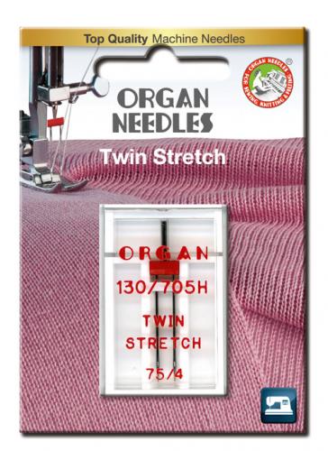 TWIN STRETCH 4 mm  075/4,0 - ORGAN Nähmaschinennadeln