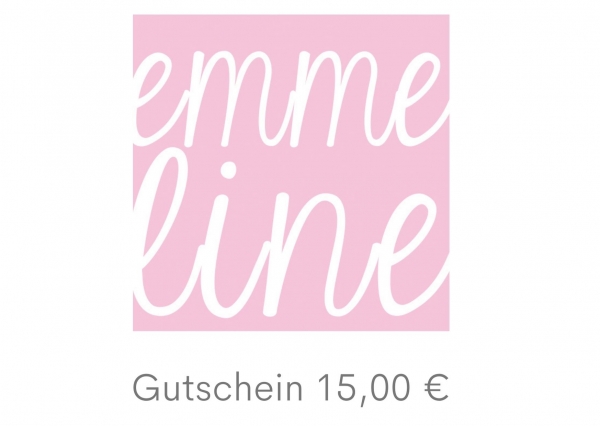 15€ Gutschein - für den Onlineshop