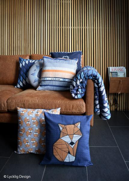 Cozy Pillow DIY by lyckelig design - blau - Dekostoffe