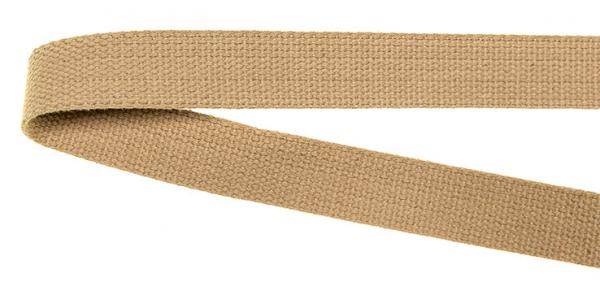 Baumwoll-Gurtband, 30mm mittelbeige 884