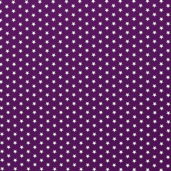 Webware CARRIE violett 647 - STERNE 1 cm